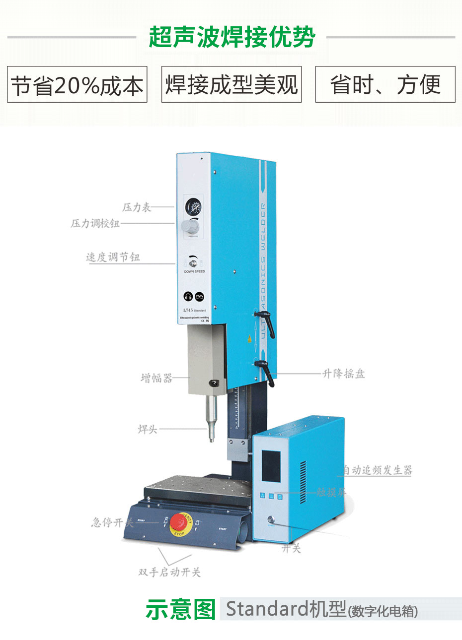 超聲波高頻機(jī) L745 Standard 900W